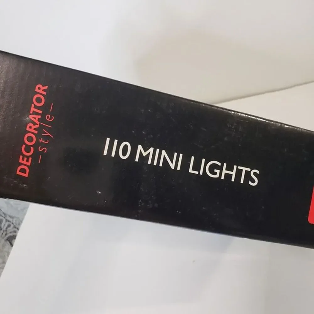 NEW Pearlized Gold Electric 110 Mini String Lights 40ft long